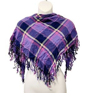 2/$20 Y2K Garage Purple & Pink Square Scarf